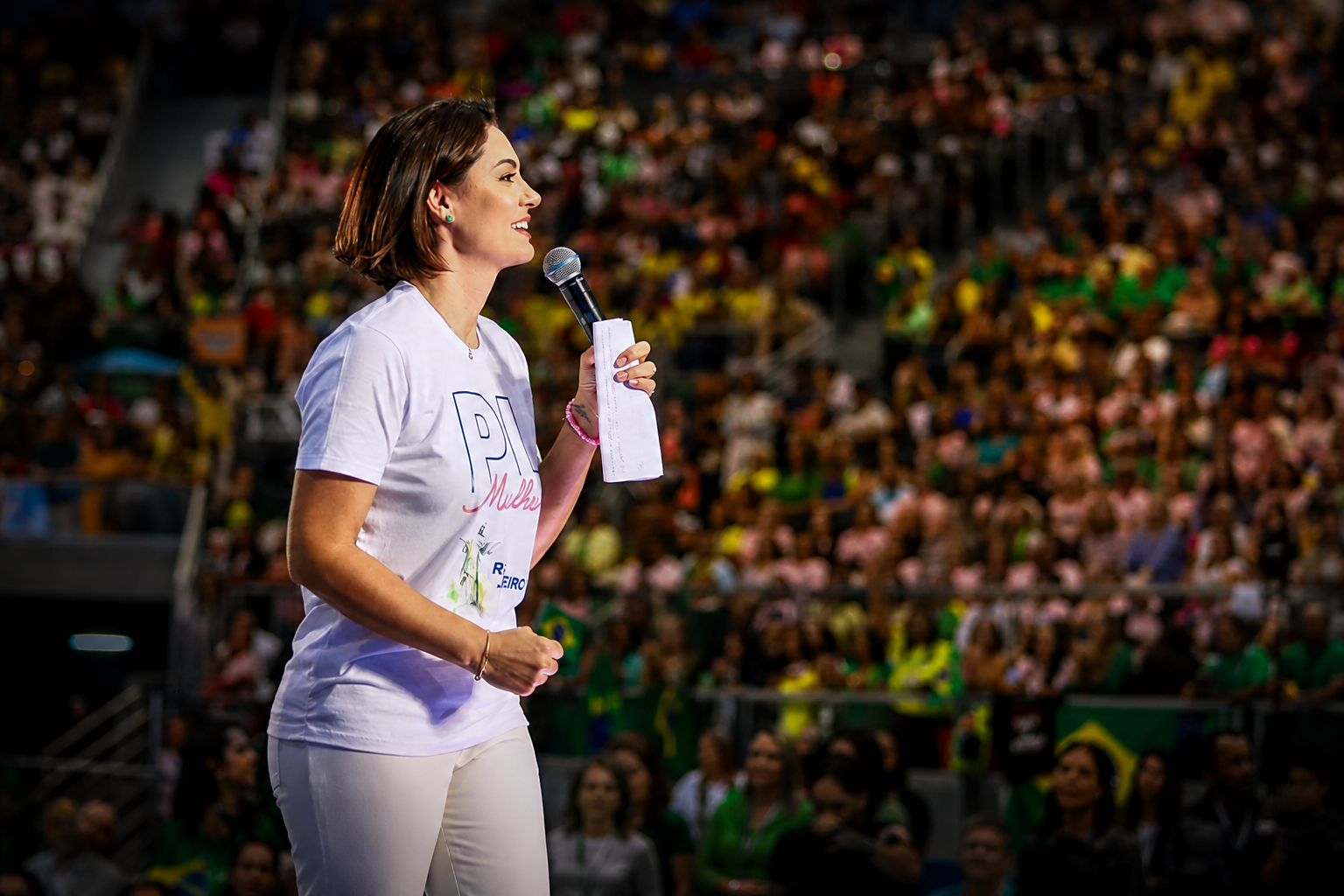 Liderança PL Mulher em evento