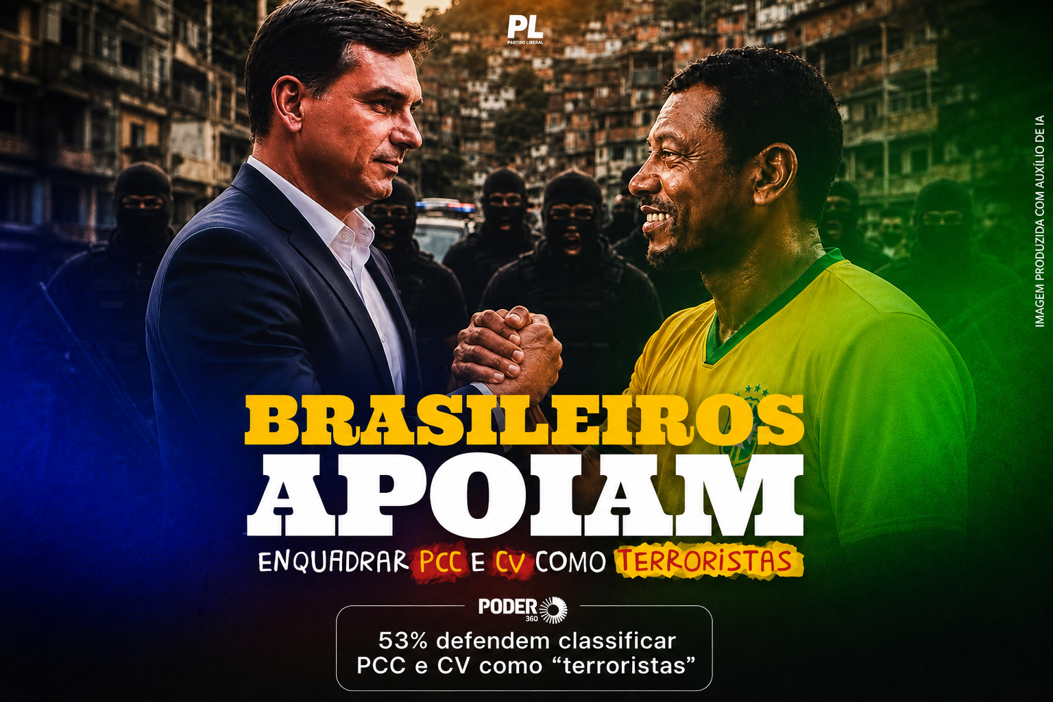 Brasileiros apoiam enquadrar PCC e CV como Organizações Terroristas